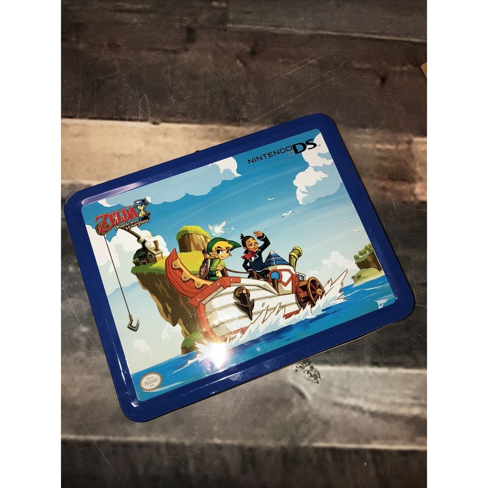 FRONT ONLY Zelda: Phantom Hourglass Nintendo DS Metal Lunch BOX Replacement